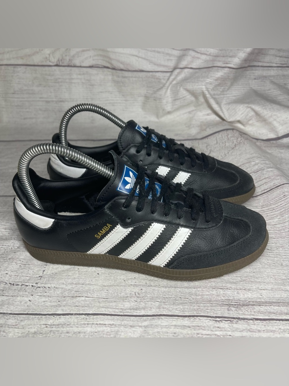 Adidas Samba Classic Youth Kids Size 4.5 Black Shoes